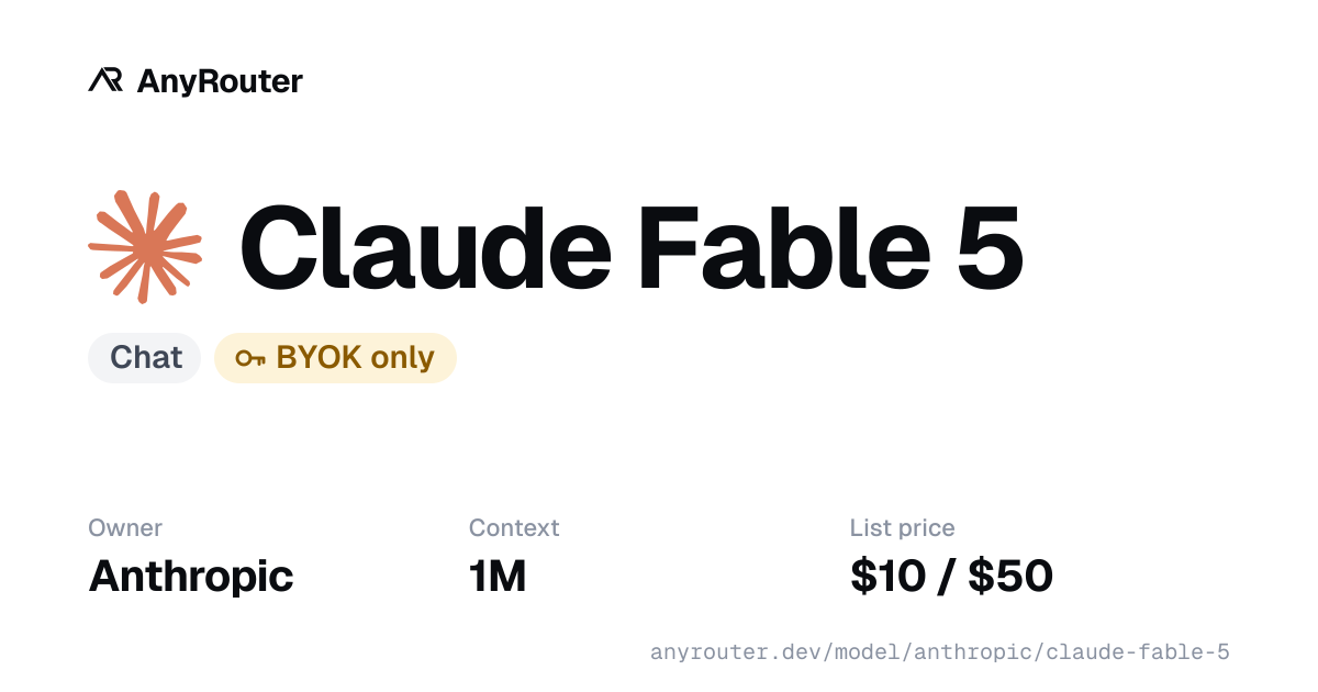 Claude Fable 5 share card