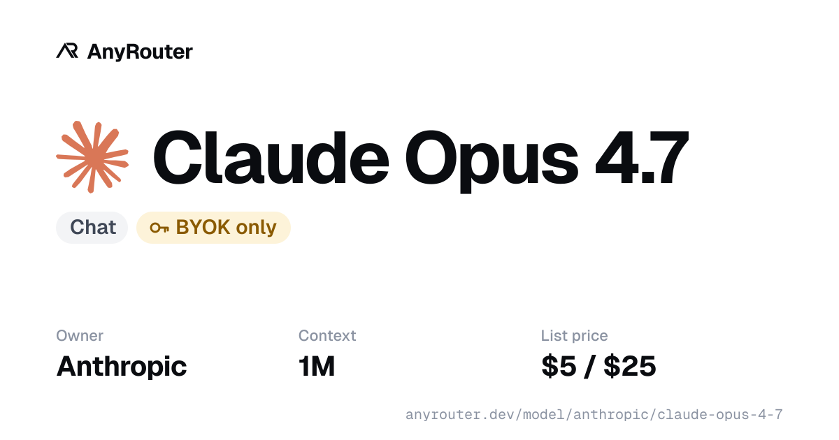 Claude Opus 4.7 share card