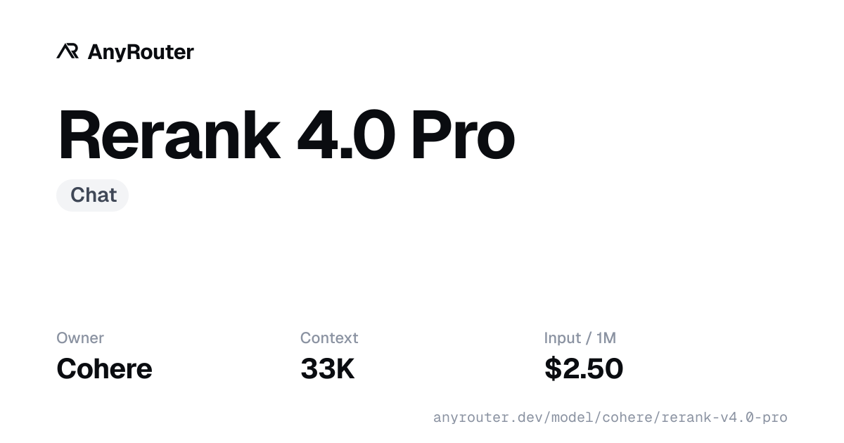 Rerank 4.0 Pro share card