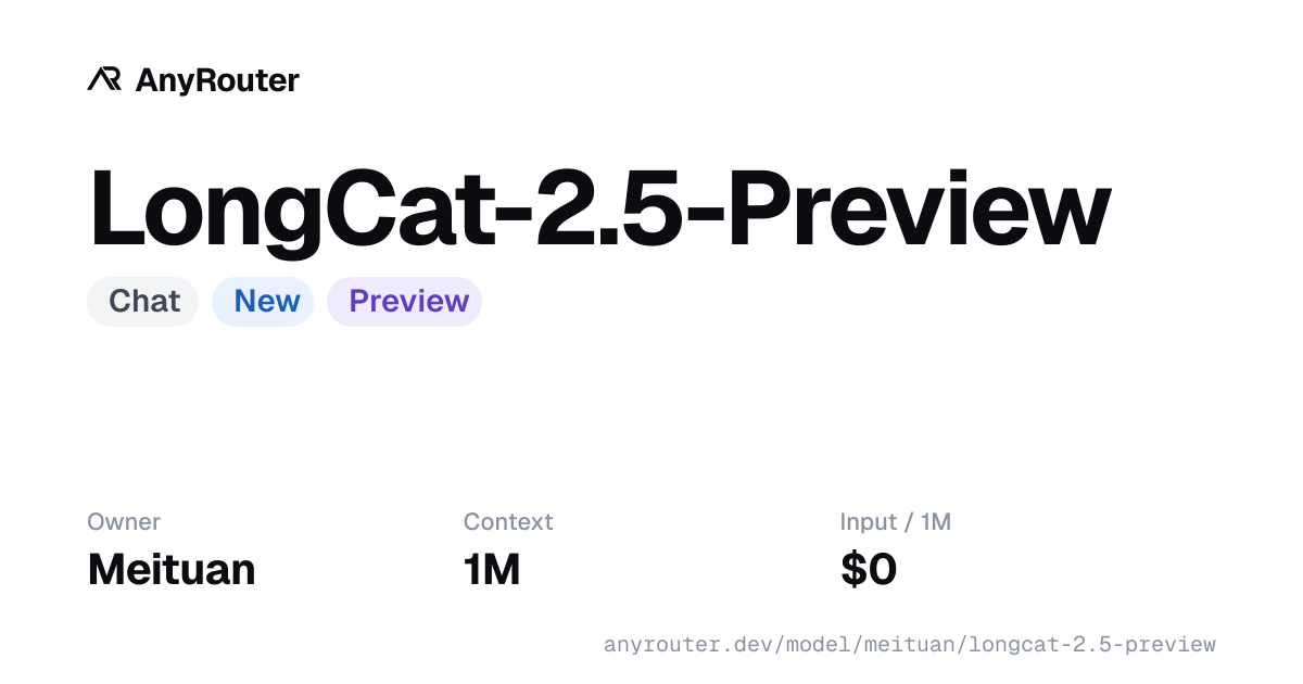 LongCat-2.5-Preview share card