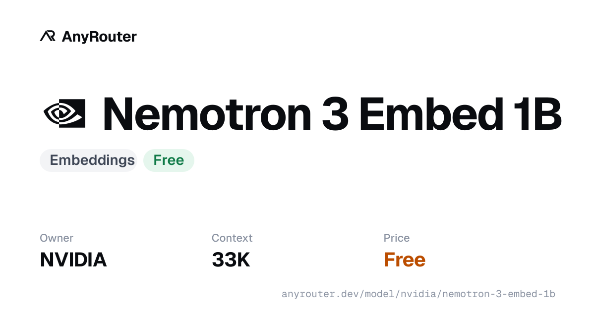 Nemotron 3 Embed 1B share card