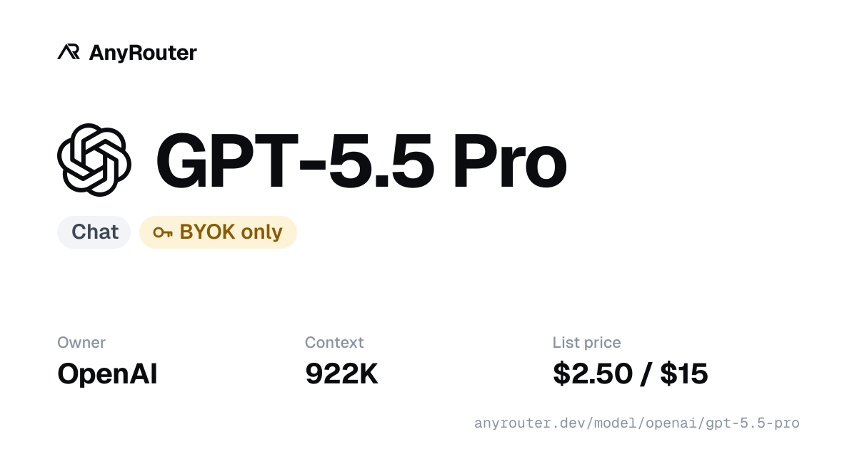 GPT-5.5 Pro share card