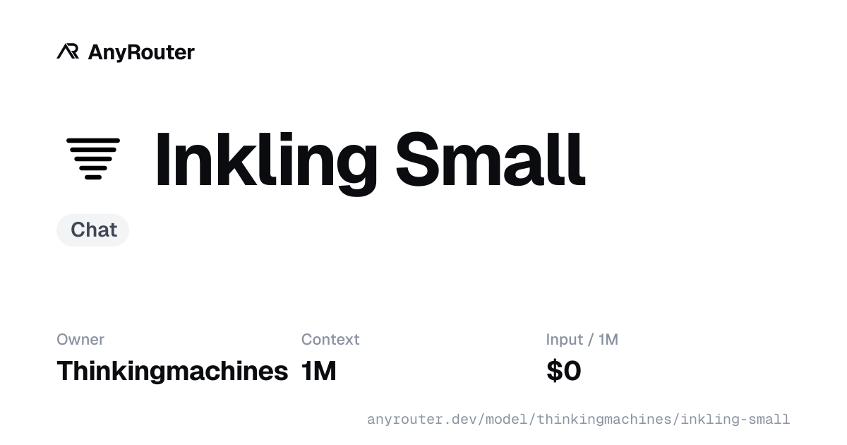 Inkling Small share card