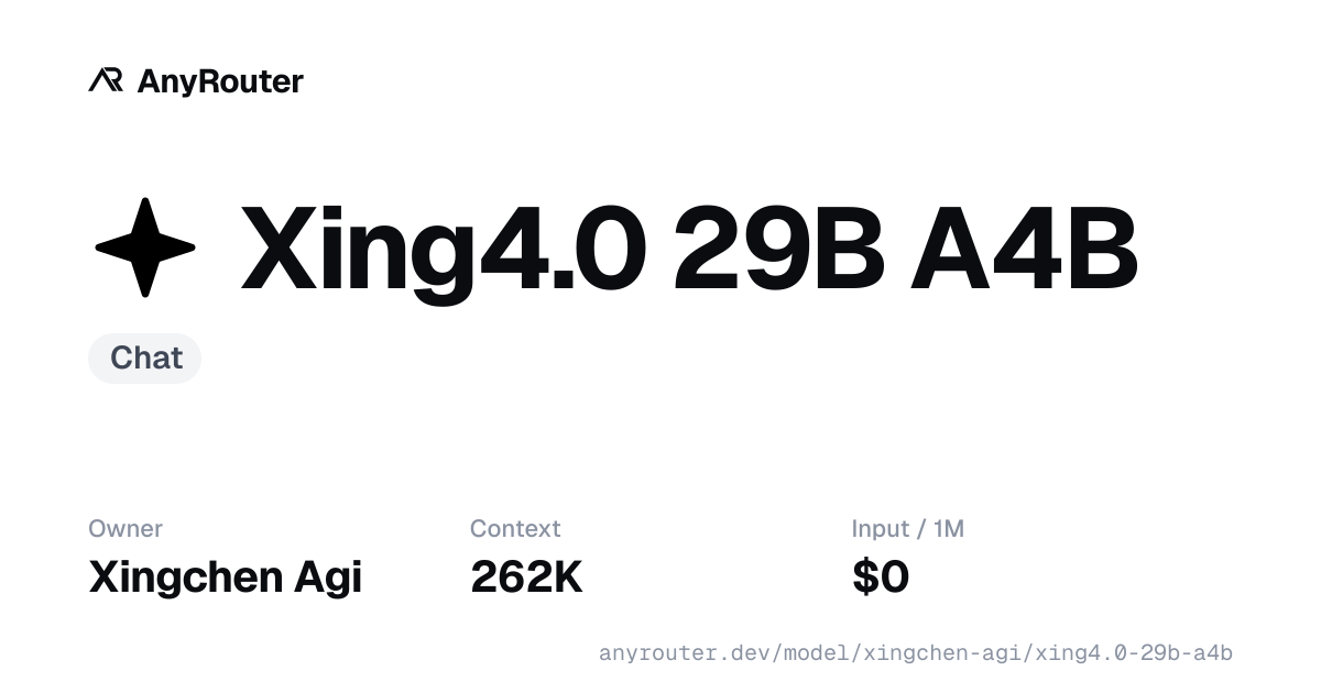 Xing4.0 29B A4B share card