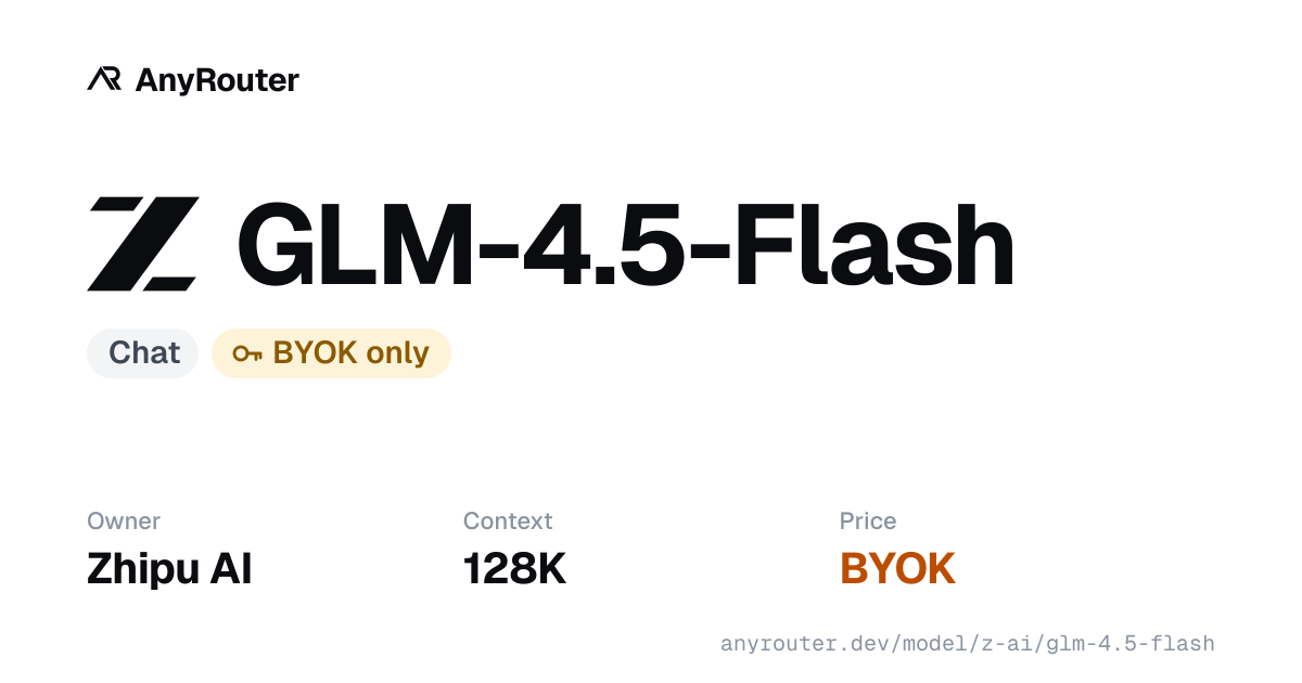 GLM-4.5-Flash share card