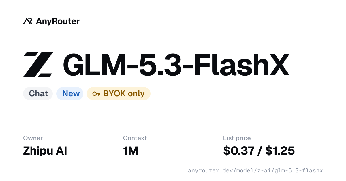 GLM-5.3-FlashX share card