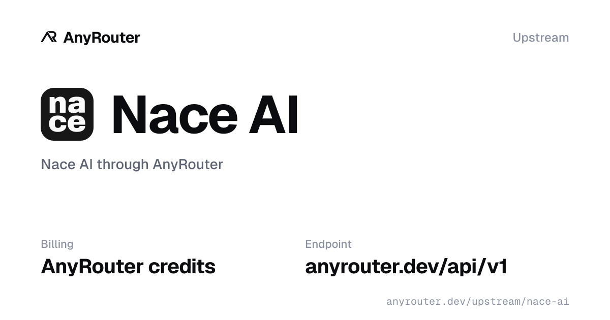 Nace AI upstream share card